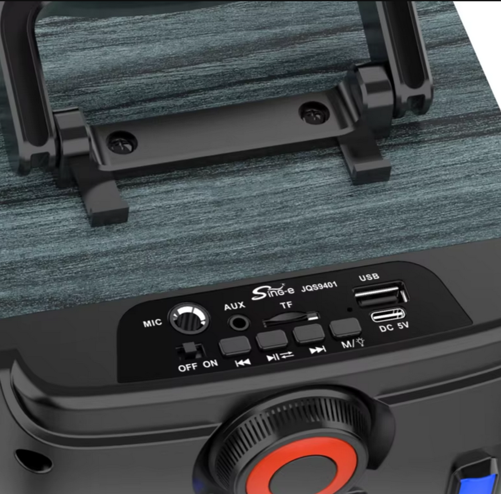 Беспроводная колонка караоке Colorful Bass speaker Sing-e JQS-9401