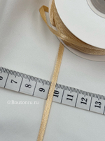 Лента атласная бежевая 3 мм