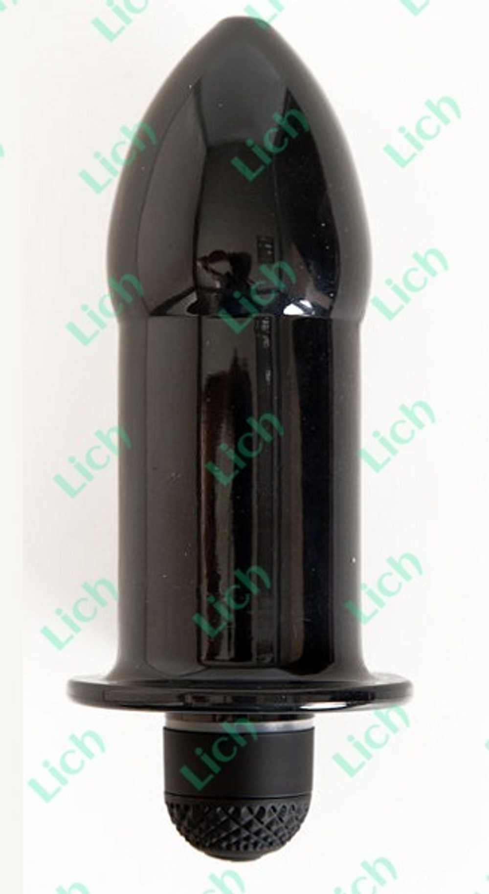 Чёрная водонепроницаемая вибровтулка, 12,5 см