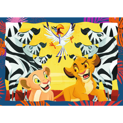 Pazl \ Puzzle \ Пазлы Puzzles - "4in1" - Brave Lion King / Disney Lion King