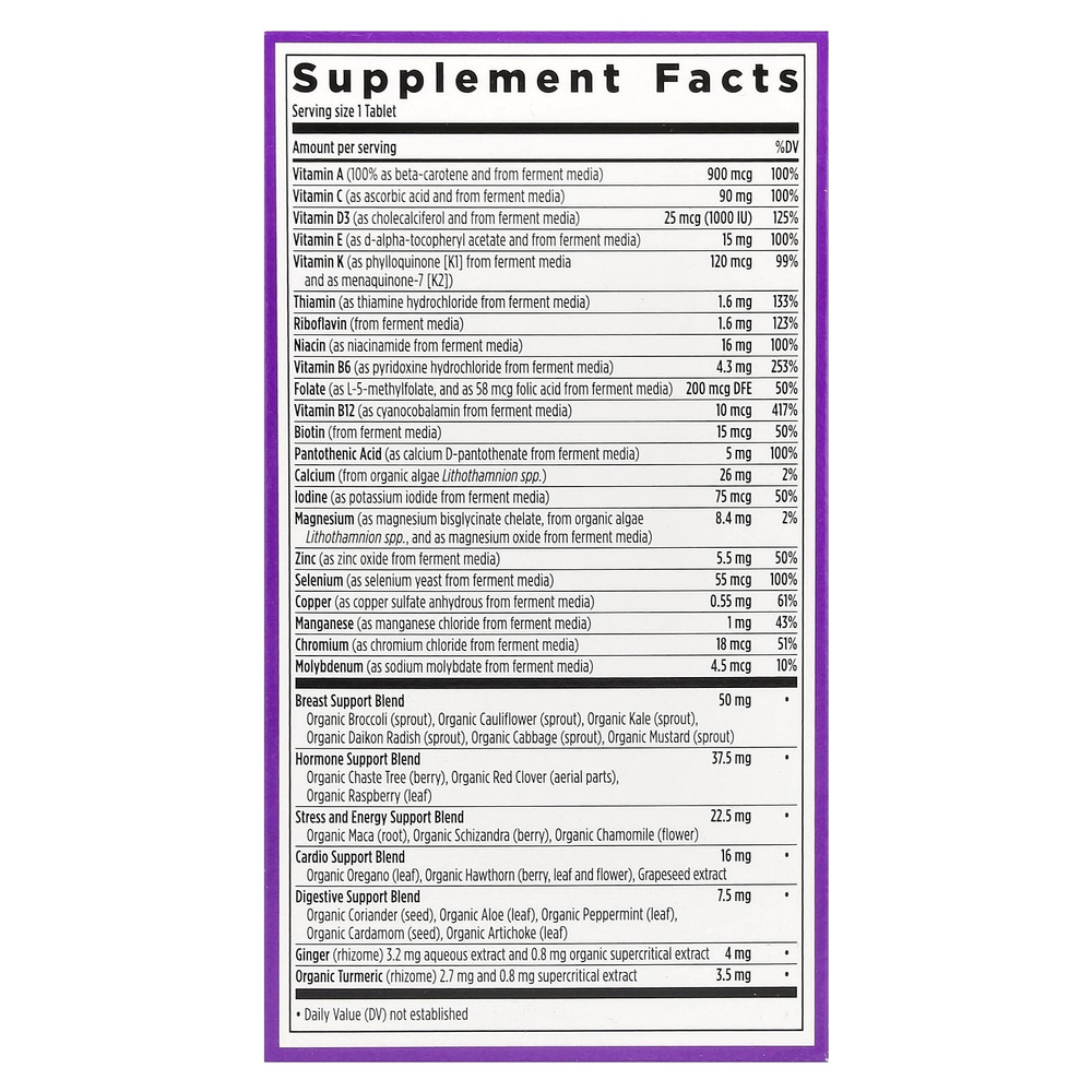 New Chapter, One Daily, мультивитамины Every Woman's ™ 40+, 48 вегетарианских таблеток