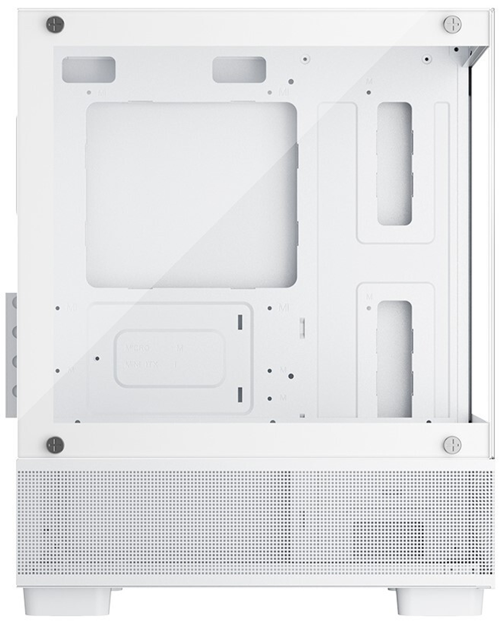 Корпус mATX 1STPLAYER Mi2-A-WH-2F1R-W-1F1-W
