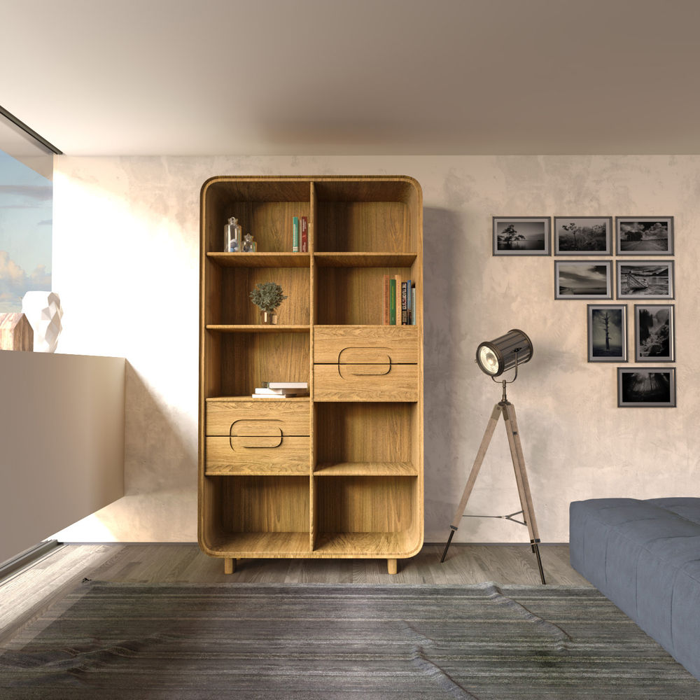 Стеллаж из массива дуба Deo-4