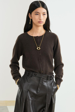 ZARA ОЖЕРЕЛЬЕ С КОНТРАСТНОЙ ДЕТАЛЬЮ, ЗОЛОТОЙ