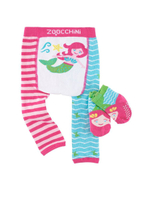 Набор легинсов с носками для детей Zoocchini Русалка Мариэтта (12-18 м)