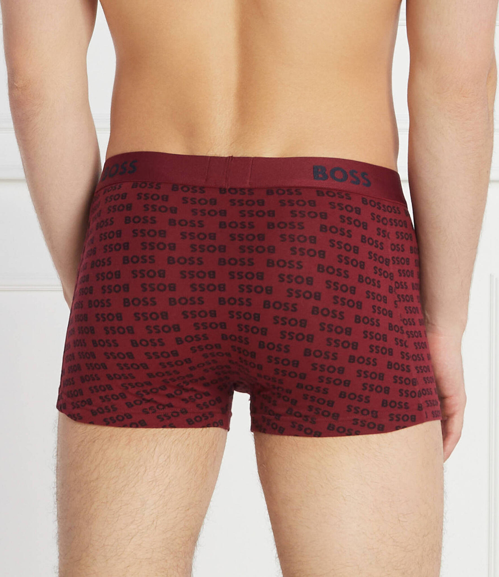 Трусики-боксеры 3шт. 2Design G BOSS BLACK - бордовый(50499778)