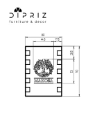 Подставка для ручек и карандашей 8х8х11, массив дуба покрытый льняным маслом, MAKOSA