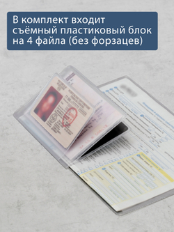 610 R - Портмоне вертикальное 5в1 с RFID защитой
