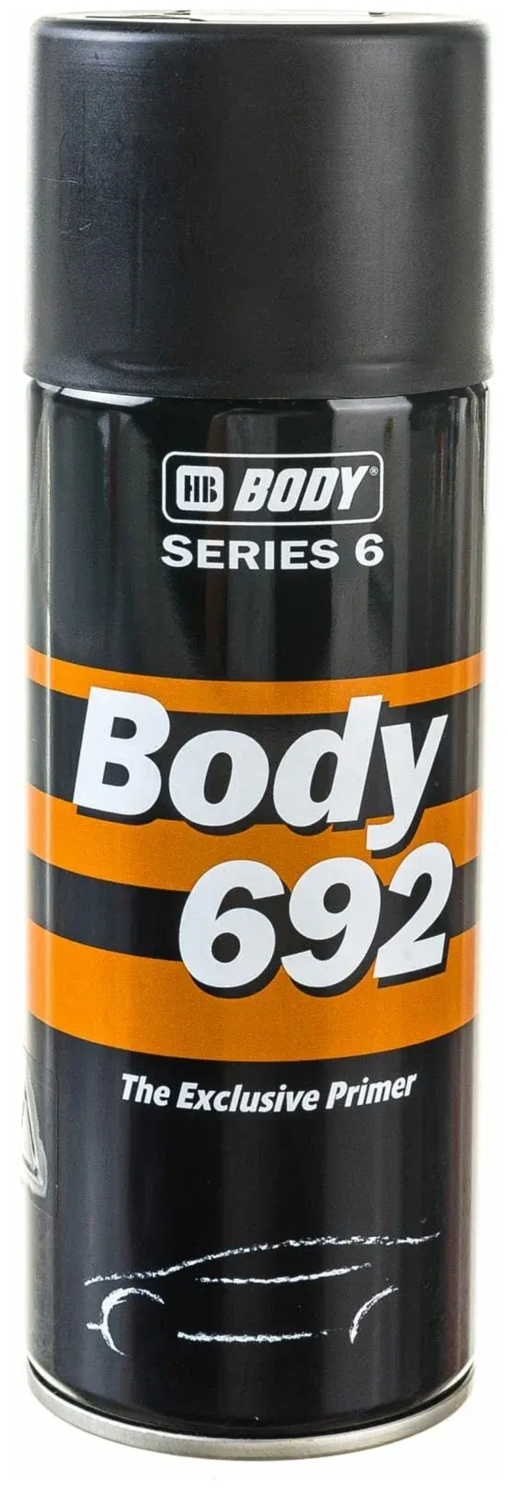 Грунт-наполнитель аэрозольный 1К черный BODY