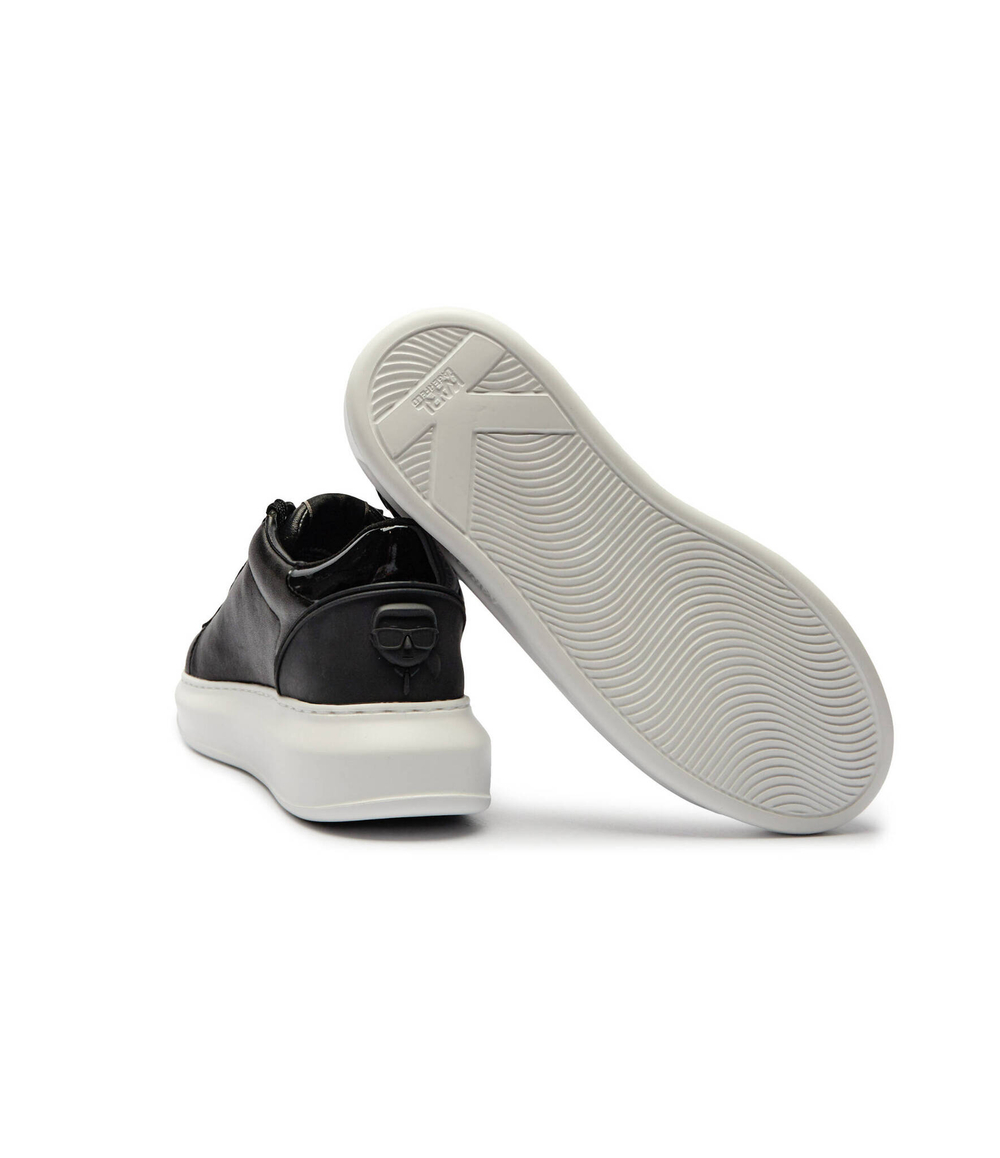 Кожаные кроссовки kapri Karl Lagerfeld - черный(KL62525N)