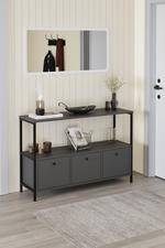 Консоль с откидной дверцей - антрацит