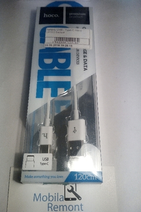 Кабель USB - Type-C Hoco UPT02 Белый