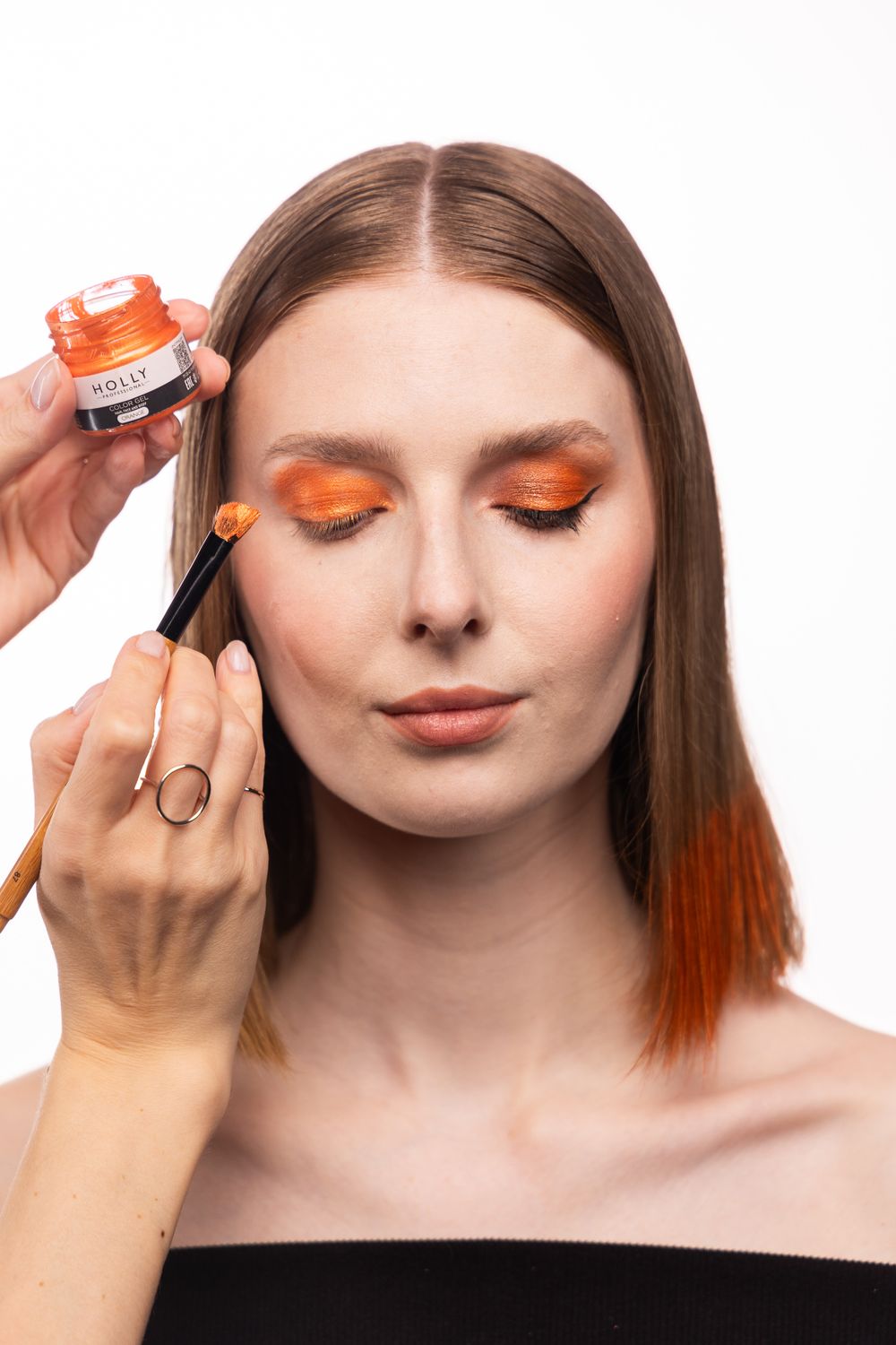 Декоративный гель для лица, волос и тела Color Gel Orange