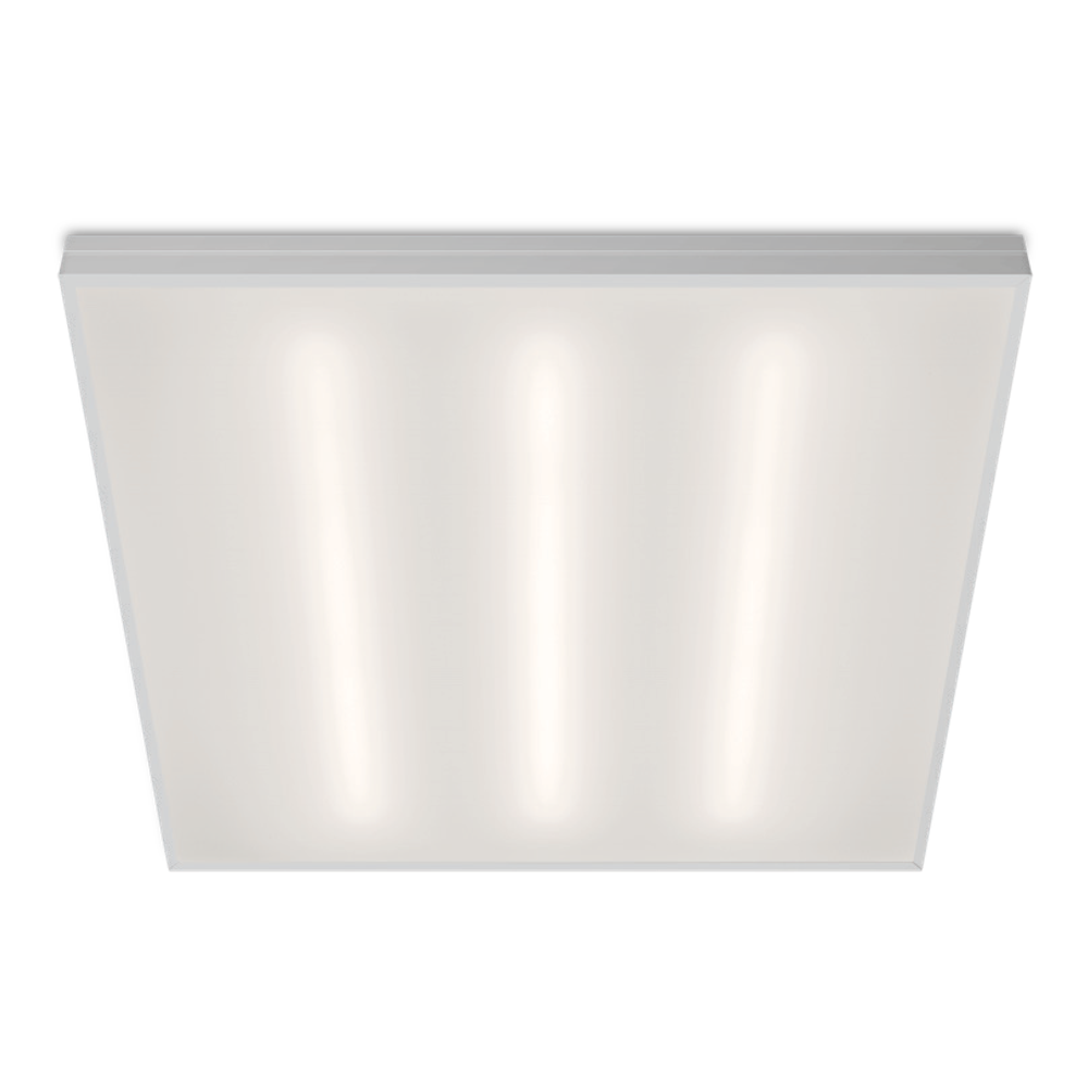 Светильник ОФИС ДВО01-001 27Вт 4000К IP40 Матовый 3100лм 595х595х40мм WOLTA PRO