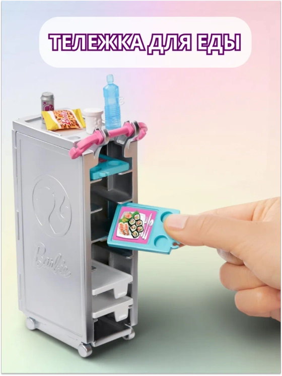 Игровой набор Самолёт мечты с куклой Барби GJB33
