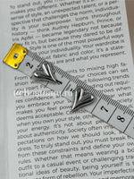 Подвеска "Сердце" серебристое 15х12мм