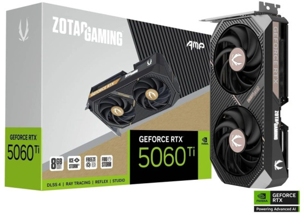 Видеокарта Zotac GeForce RTX 5060 TI AMP (ZT-B50610F-10M)