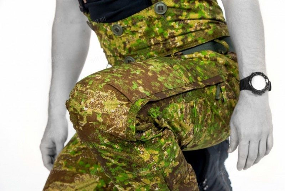 Брюки тактические снайперские UF PRO Silent Warrior, камуфляж GreenZone