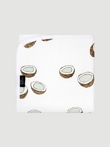 Муслиновое утеплённое одеяло Mjölk Кокосы