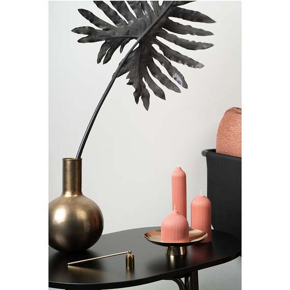 Свеча декоративная террактового цвета Edge 10,5 см