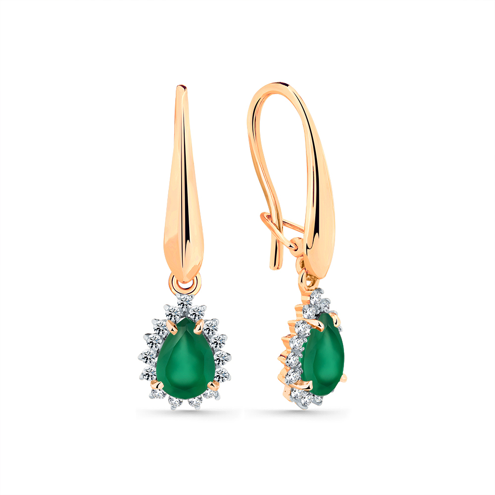 Серьги из золота 585 пробы