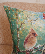 Декоративный гобеленовый чехол для интерьерной подушки Июнь 38*38