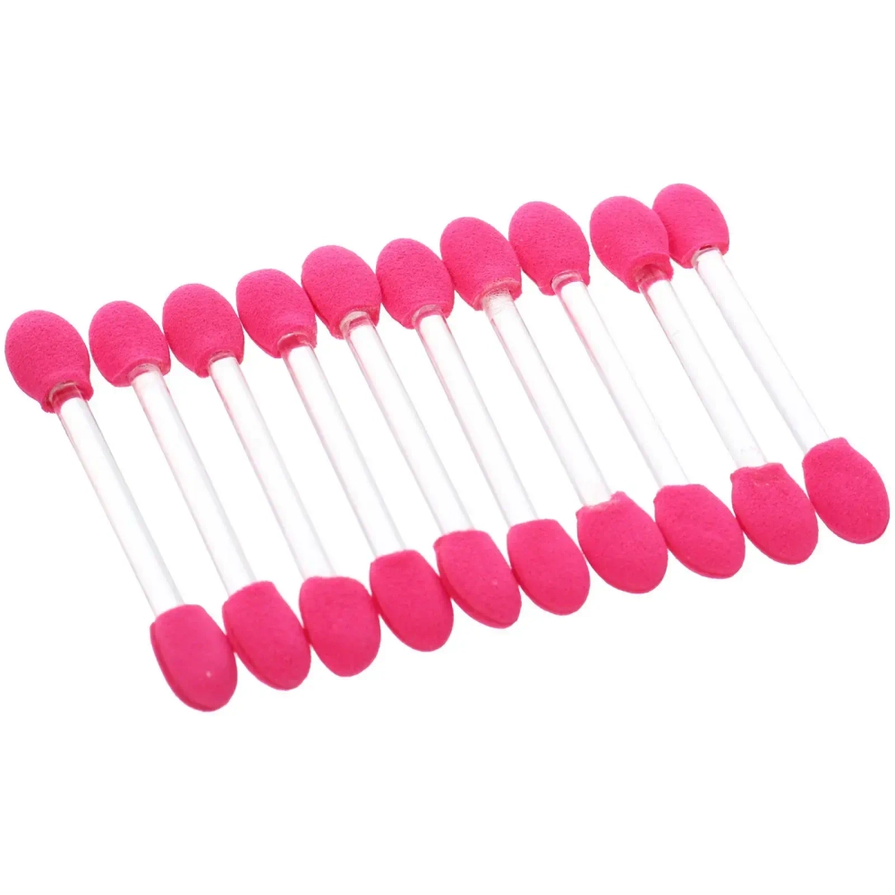 Аппликаторы для макияжа 10шт «ЭФФЕКТО», цвет розовый, 6см