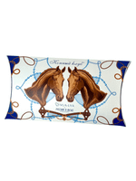 Платок «Конный клуб» 100% шёлк