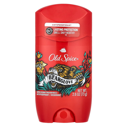 Old Spice, Антиперспирант и дезодорант, Bearglove, 73 г (2,6 унции)
