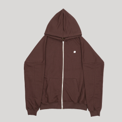 Zip-Up Hoodie LOGO French Roast