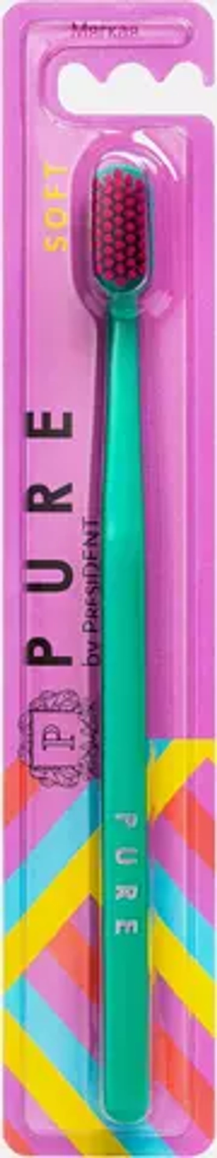 Зубная щетка President Pure Soft мягкая