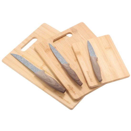 Набор разделочных досок из бамбука Kamille KM-10078 (3 шт)