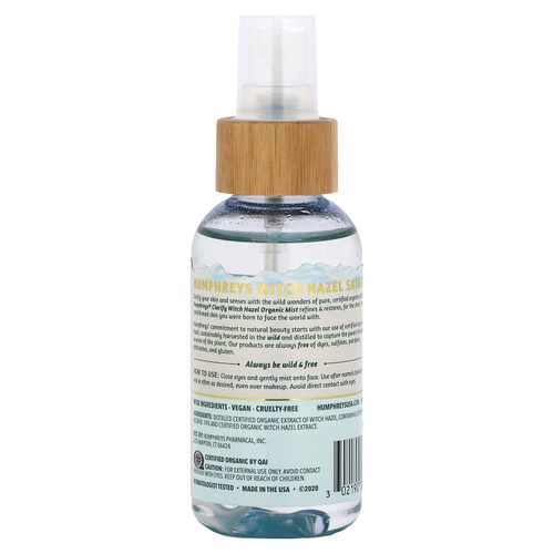 Humphreys, Witch Hazel, органический спрей, 97 мл (3,3 жидк. унц.)