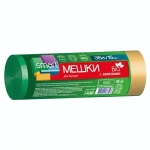 Мусорные мешки 35л/15шт Bio с завязками Smart Bio