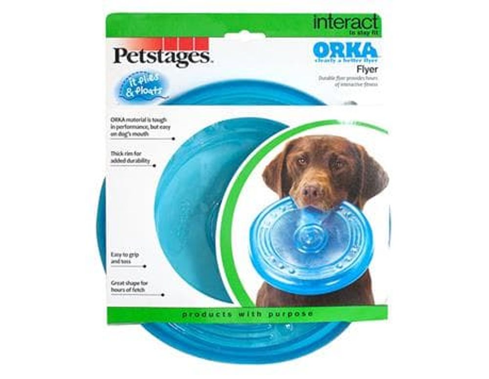 Petstages игрушка для собак "ОРКА летающая тарелка"