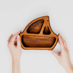 Менажница "Кораблик" из Сибирского кедра