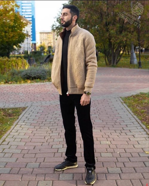 Кардиган с мехом Kiton