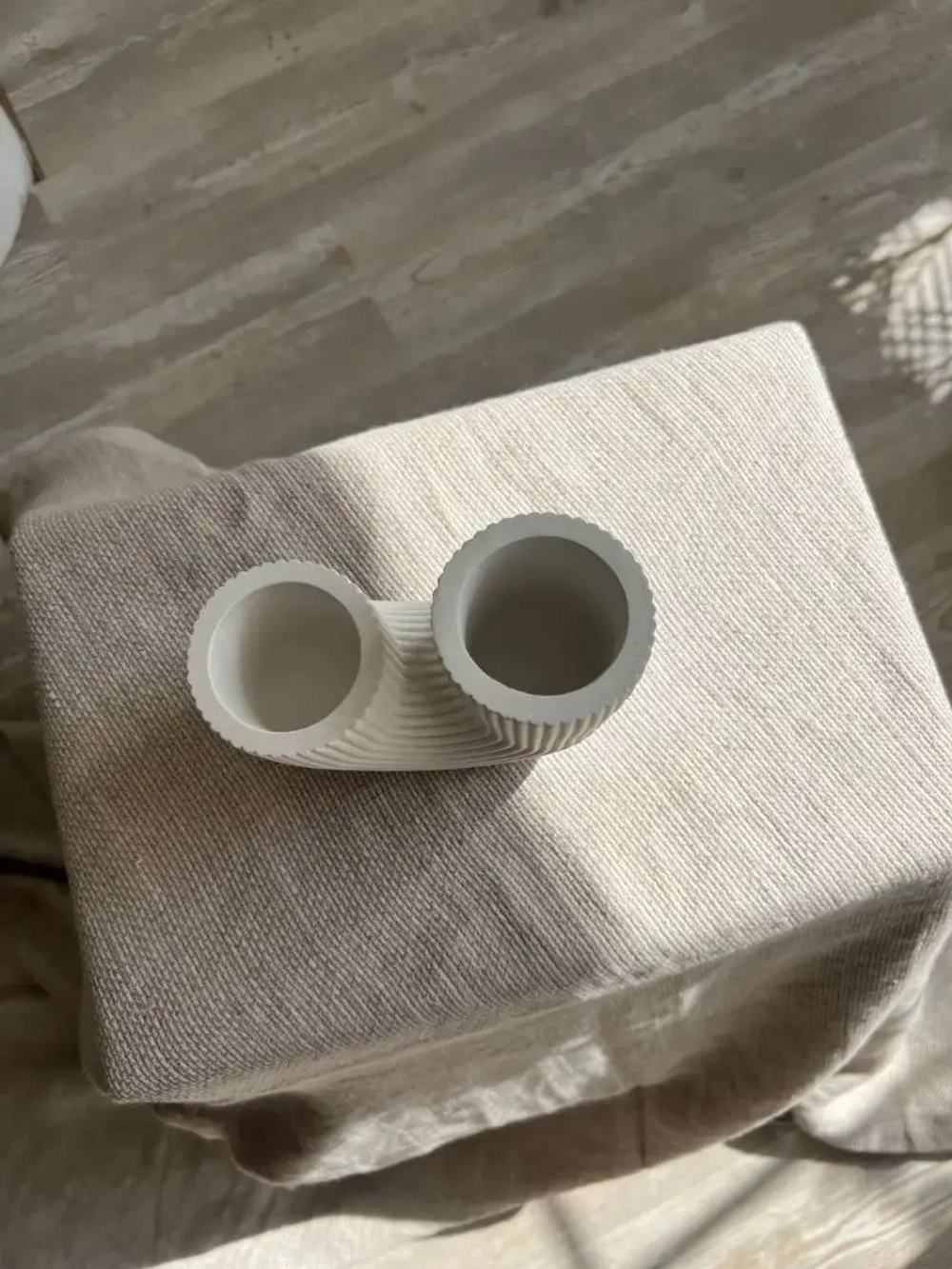 Ваза для цветов "Вермишель" Кашпо для дома Скульптура