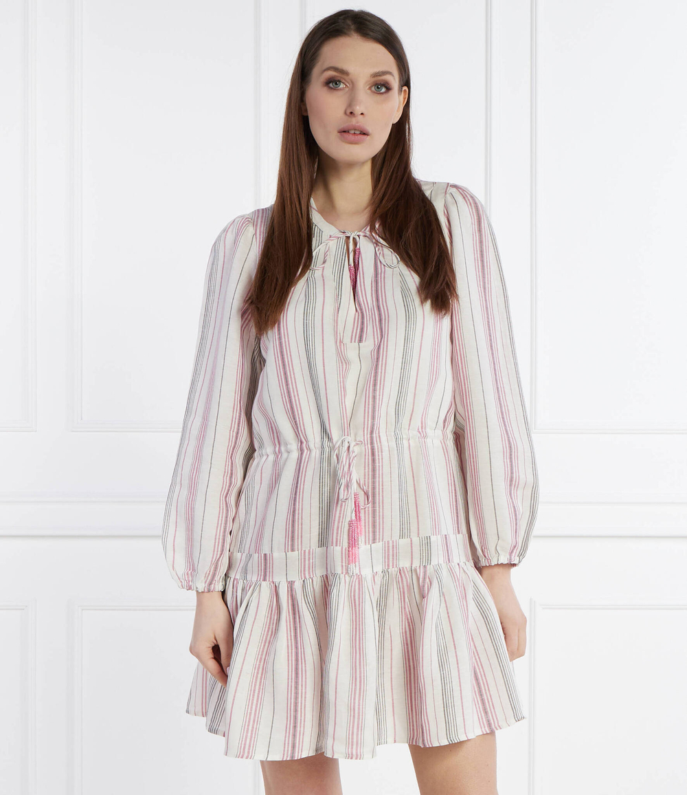 Льняное платье DEBBIE Pepe Jeans London - белый(PL953497)