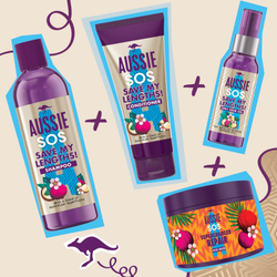Aussie SOS Supercharged Repair - маска для волос /   450  ml  / GTIN 8006540017524