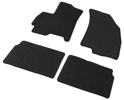 Коврики текстильные в салон автомобиля AutoFlex Standard для Chery Tiggo 4 2017-2019 2019-н.в., графит, 4 части, 4090301