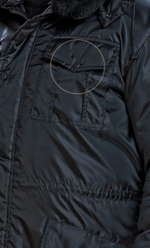 Куртка утеплённая "Зима" цв.Чёрный