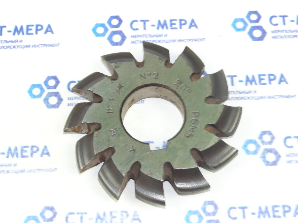Фреза дисковая зуборезная М3.75 №2 Р6М5 Z=12 dпос=27 D=80