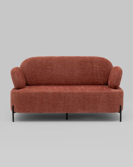 Диван Кэнди ткань букле коралловый