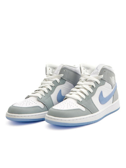 Nike Air Jordan 1 Mid WMNS Wolf Grey Aluminum