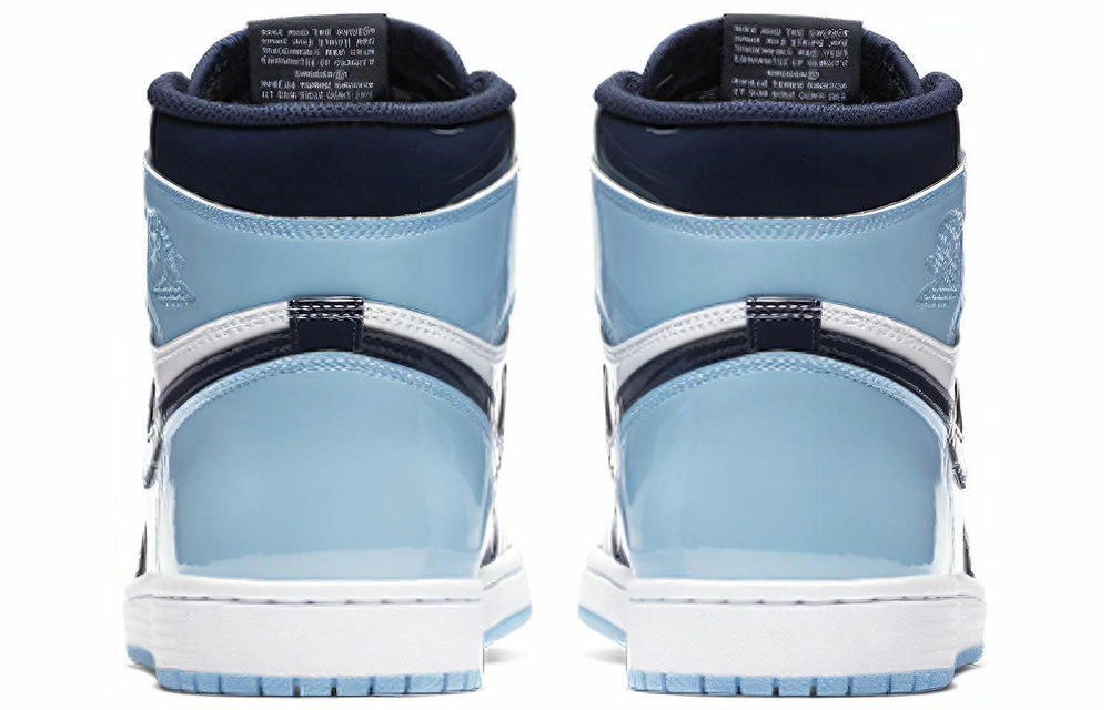Кроссовки Jordan Air Jordan 1 Retro High Blue Chill 2019 (Женская размерная сетка)