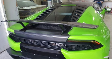 Карбоновый спойлер для Lamborghini Huracan LP610/580 Ламборгини