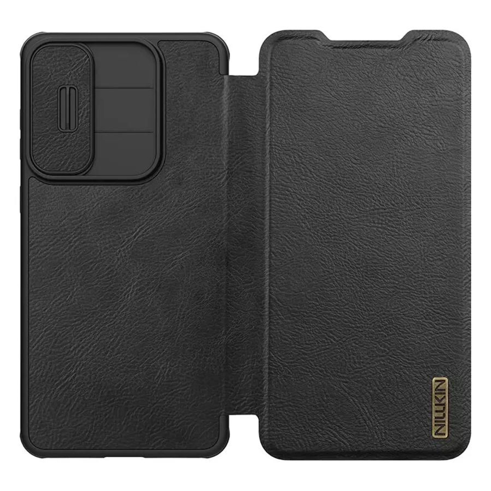 Кожаный чехол-книжка Nillkin Leather Qin Pro для Samsung Galaxy S25 Edge
