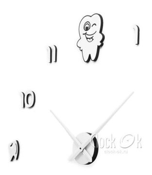 Настенные 3D часы Зубики