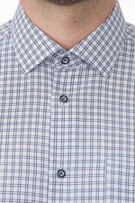 Сорочка мужская VESTER короткий рукав, прямой или приталенный силуэт 72314 49